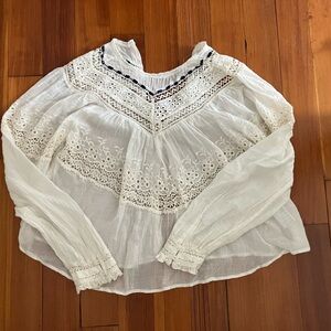 Free People Abigail Victorian Top
